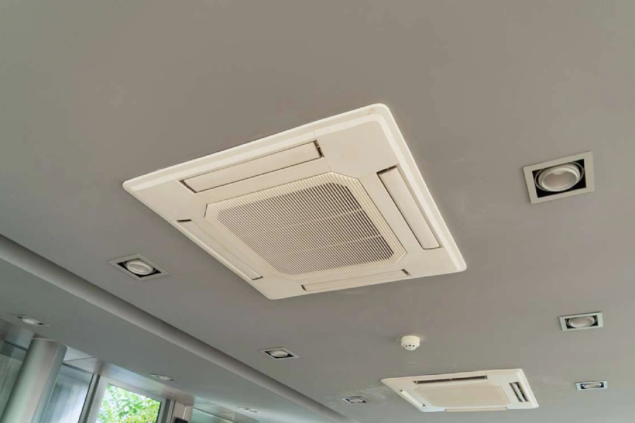 central air conditioner pada rumah besar